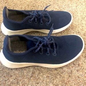 Allbirds Tree Runners Kauri Marine Blue - Size 8